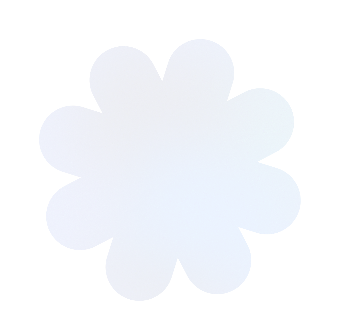 Floating element flower