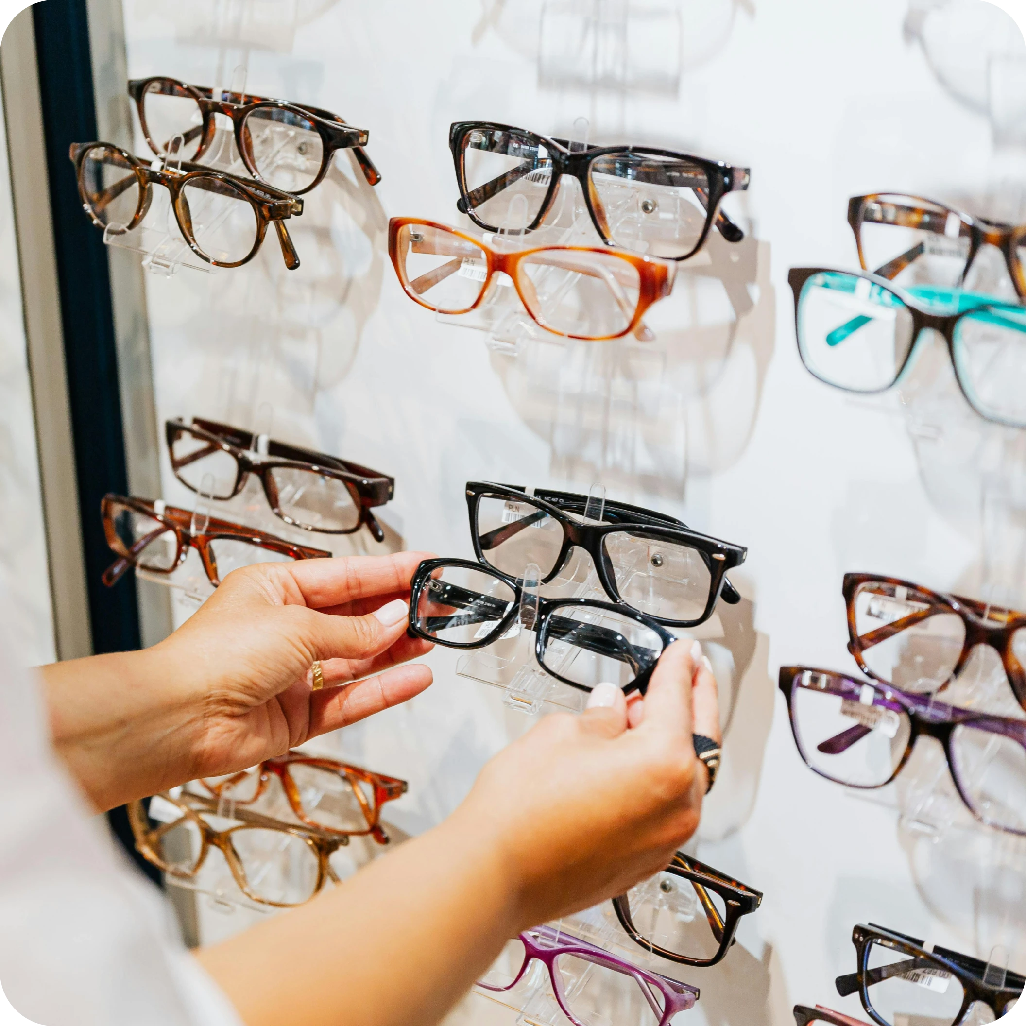 Discounts on upgrades like anti-scratch coatings or progressives.